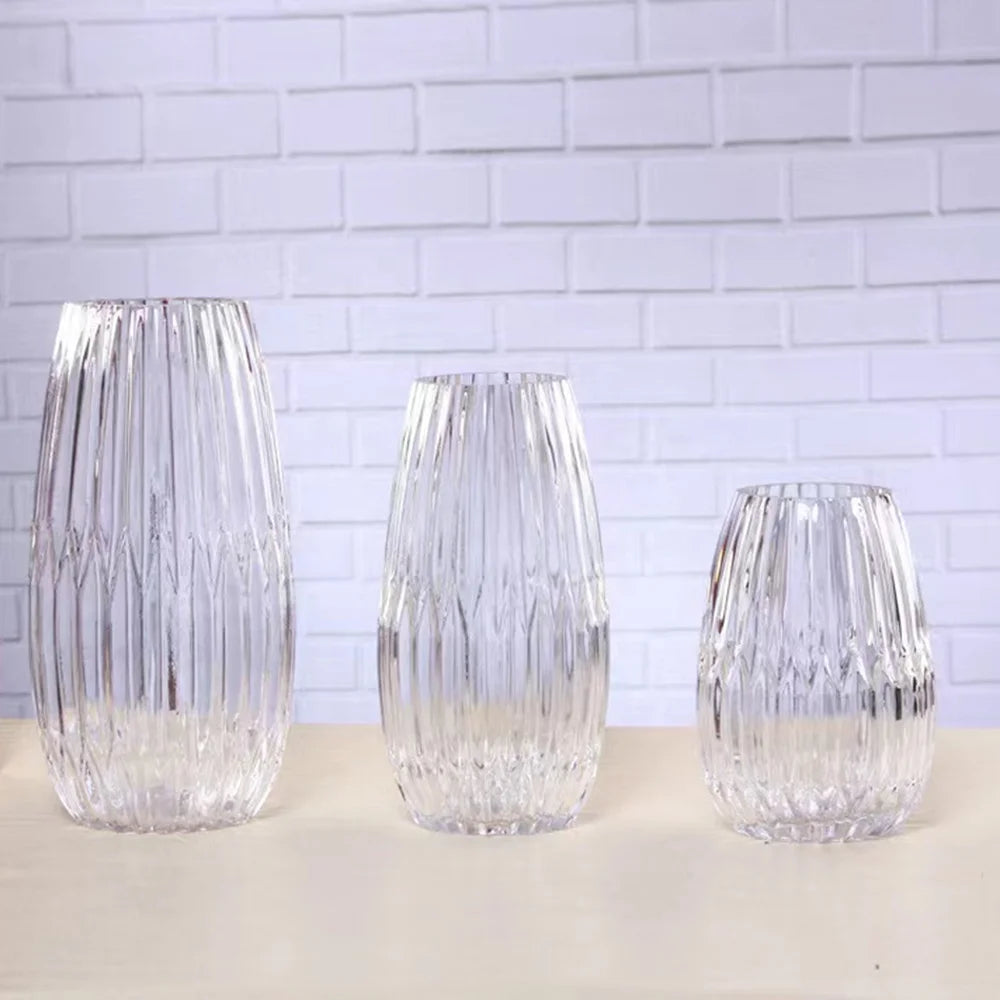 Hand Blown Vase Gold  Vase Glass Vases for Home Decor
