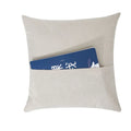 Linen Pillow Case With Pocket Sublimation Pillow Case Cover Blank Custom Christmas X 40cm 16''x16''inches Cygnus 1pcs All-season