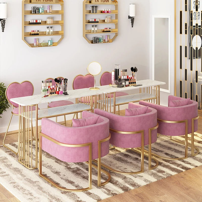 Factory Popular Modern New Design Product Manicure Table Multi-function Nail Salon Furniture With Various Colors and Good Price