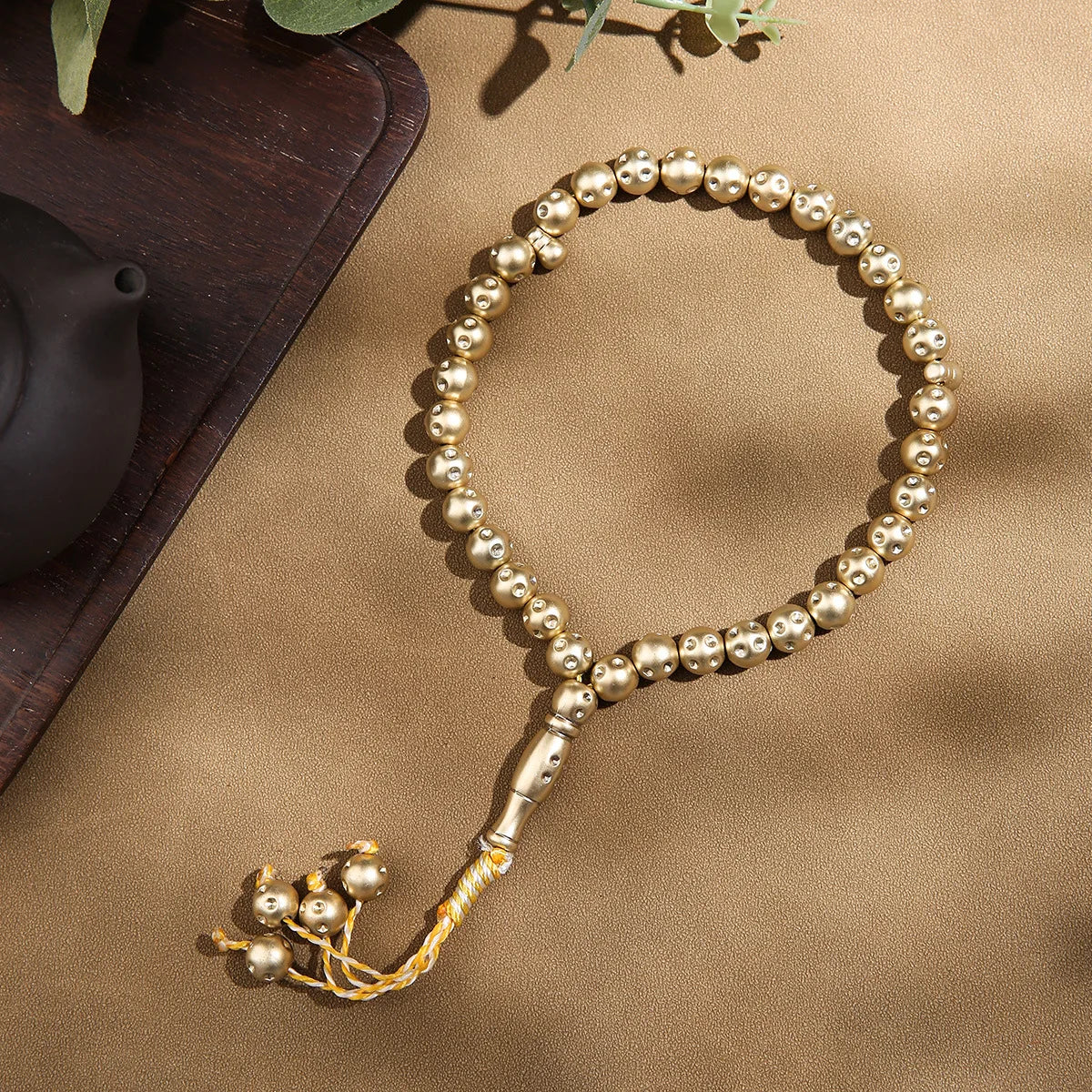 YL Arabic Moon Religious Bracelet 33 Rosary Beads Misbaha Praise Beads Worship Middle East Tasbih Bracelet