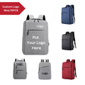 Custom Logo Fashion Travel Student Schoolbag Men's Large Capacity Business Backpack With USB Computer Laptop Backpacks