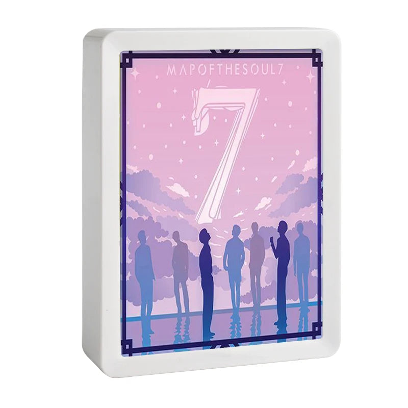 Korean Youth Idol Group Paper Crafts Holiday Party Decoration Plastic Photo Frame Idol Surrounding Holiday Gift Paper Craft