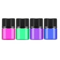 Free Samples Mini Perfume Tester 1ml 2ml 3ml 5ml Green Blue Purple Rose Red Color Glass Essential Oil Small Bottle
