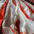 Eco-friendly PVC Silt Curtains for Oil Spill Control OEM Customized Pvc30200 Type Yellow/Orange Color