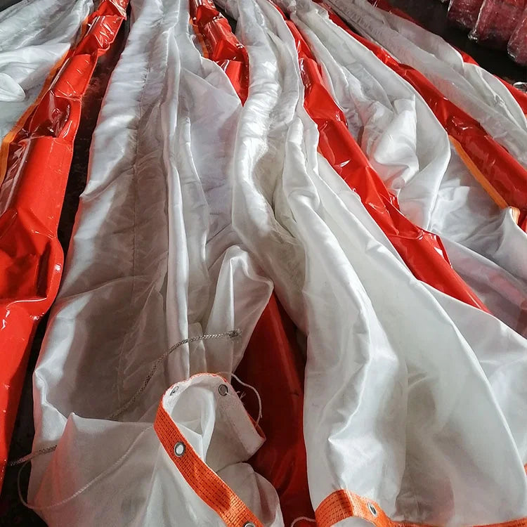 Eco-friendly PVC Silt Curtains for Oil Spill Control OEM Customized Pvc30200 Type Yellow/Orange Color