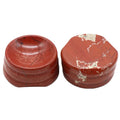 HZ Wholesale Polished Crystal Red jasper Spheres Base Ball Stand Quartz Gemstone Sphere Holder Balls Stand for Home Decoration