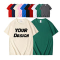 Clothing Manufacturer Wholesale Custom 260g 100% Cotton Blank Drop Shoulder T Shirt Plus Size Men's T-Shirts