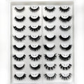 13mm Russian Volume Strip Handmade Natural Long Fur Lashes 3D Reusable for False Eyelashes Festind Extensions