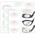 Self-Adhesive Golf Impact Tape Labels Golf Face Tape Golf Impact Stickers for Swing Training Irons Putters Woods