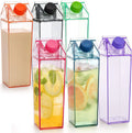 Custom 500ML 1000ML Plastic Milk Carton Water Bottle With logo