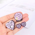 Everything Will Be OK Plated Soft Enamel Metal Pins Custom Sunglasses Coffee Crystal Ball Brooches Lapel Badge Pin