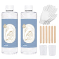 Custom Eco-friendly Folk Art Resin Figurine Tool Kit Children's Creative Play Educational Toys Set Clear Epoxy Resin Holiday