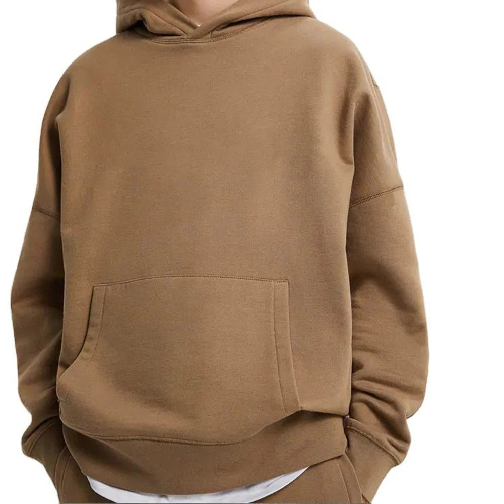 OEM Custom Drop Shoulder Hoody Manufacturer Men Thick Streetwear French Terry Heavy Weight Pullover Puff Print Oversized Hoodies