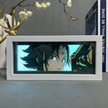 156 Designs Genshin Impact Laser Cut Paper Anime Wood Frame for Room Decor Animation Lightbox Table Led Night Light Lamp