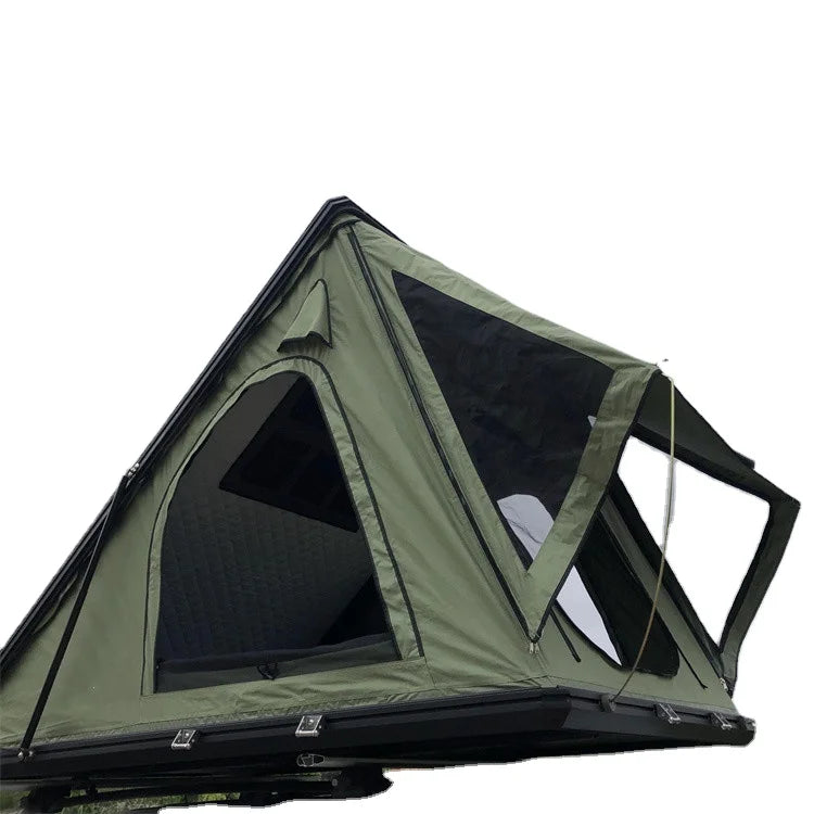 2024 Korean Aluminum Clam Shell Roof Tent Car Hard Shell Top for 3-4 People