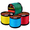 WFL001 500m PE 8X Braided Fishing Line PE Material Super Colorful High Horsepower Strong Fishing Line