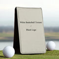 Golf Accessories Score Card Holder Yardage Book Holder Laser Leatherette Men Engraved Golf Scorecard Holder with Pencil Loop