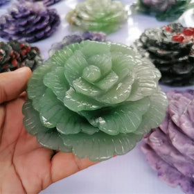 Handmade Crystal Flowers for Wedding Decoration Home Decoration Reiki Quartz Flowers Feng Shui Crystal and Stones Flowers