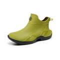 GUYISA  High-Top Waterproof Green  Color for Children  Rain Boots New Style Shoes
