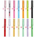 SHULI Promotional Wholesale Custom Manufactures Logo Plated Clip "F" Tip Plastic Luxury Classic Fountain Pens for Student