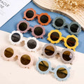 2025 Latest Classic Sunflower Children's Sunglasses Anti UV Children's Sunglasses Customized Logo Youth Sunglasses