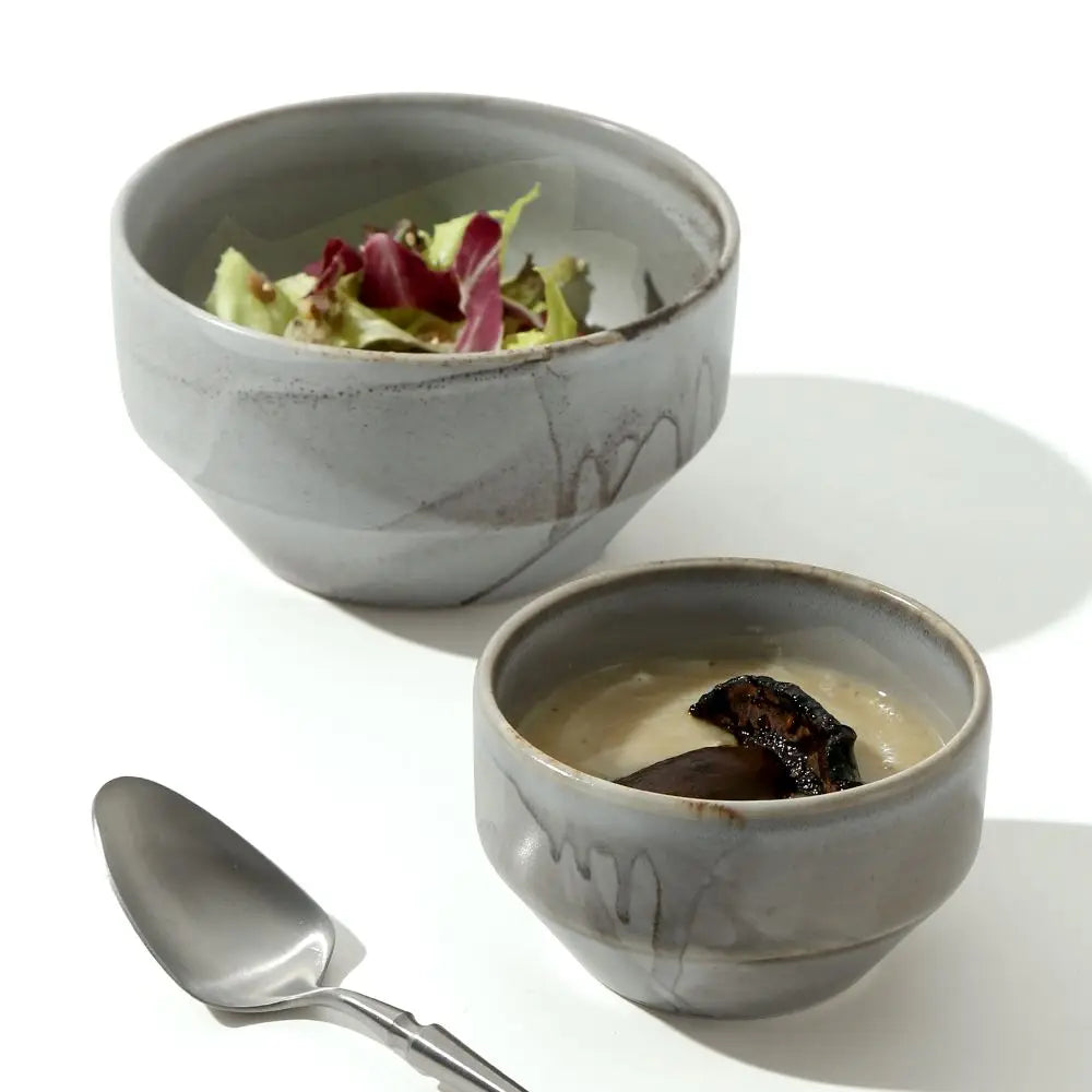 DXC Factory Wholesale Rustic Japanese Small Porcelain Serving Rice Cereal Bowls Ceramic Ramen Noodles Soup Bowl for Restaurant