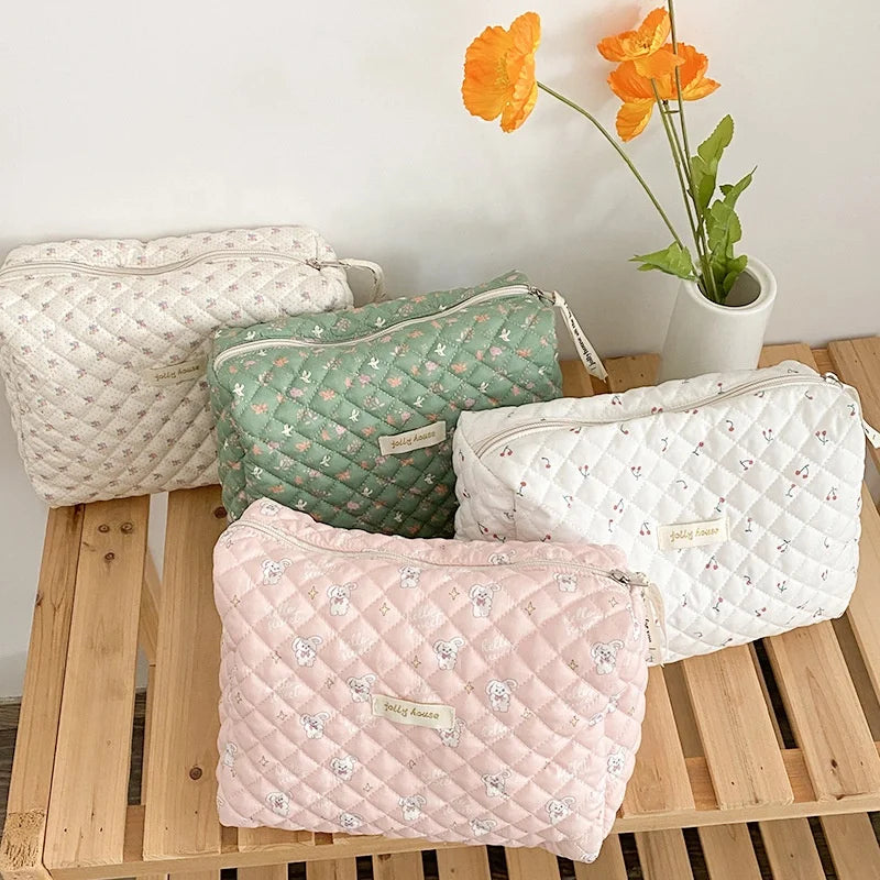 YIMYIK Print Fashion Makeup Bag Hanging Travel Toiletry Bag Cosmetic Pouch with logo