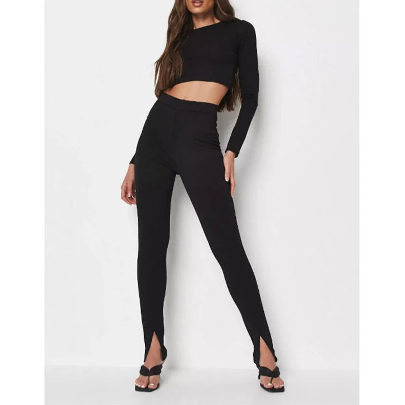 Yoga Sets 2025 Gym Clothing Solid Leggings Yoga Sportswear Fitness Active Wear Sports Wear Women Set