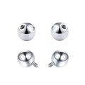 ASTM F136 G23 Titanium 14G 16G External Thread Internally Threaded Ball Replacement Accessories Body Jewelry Accessories