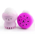 Handheld Little Octopus Silicone Facial Cleanser Brush Deep Cleaning Makeup Tools for Skin Care