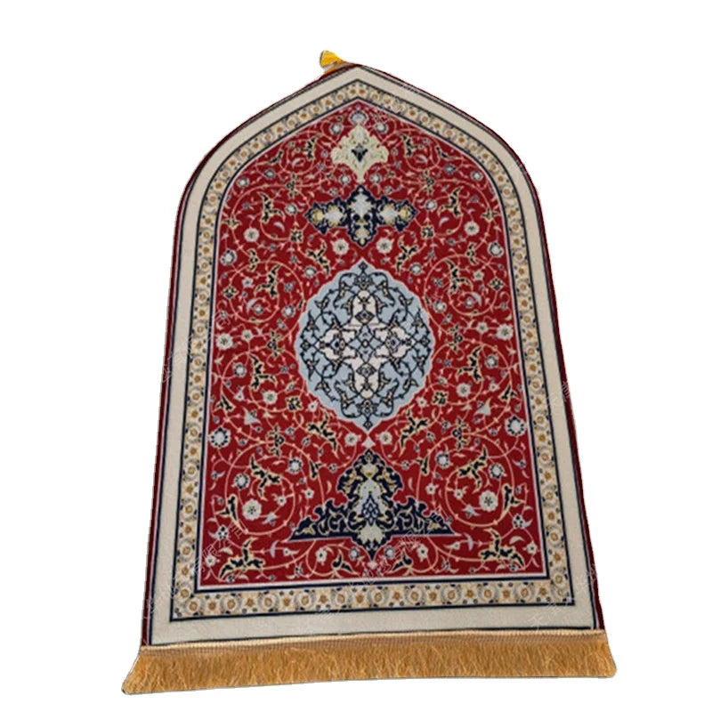 Cross-border Bohemian Style Mat Fringed Flannel Carpet Folding Can Be Hand-washed Irregular Resistance to Dirty Prayer Carpet