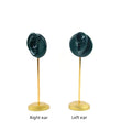 New Tending Creative Gold Hardware Resin Ear Face Shape Jewelry Earrings Stand Holder