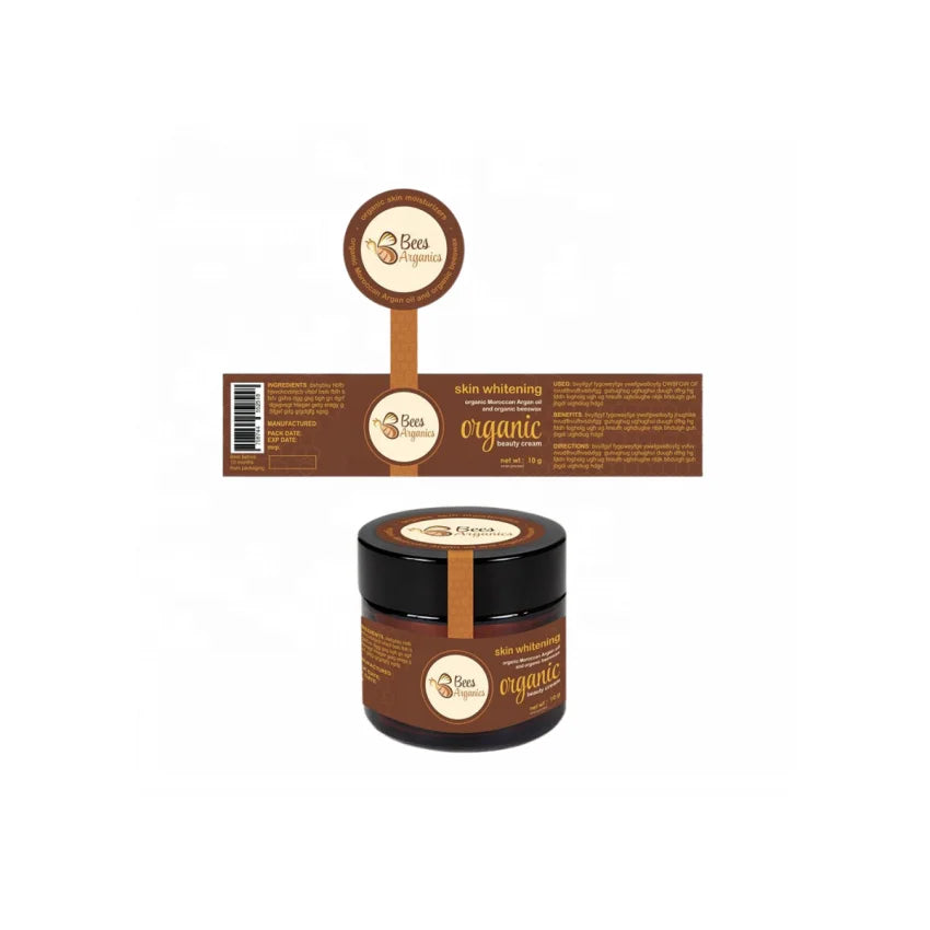 KY-0705393 Custom Adhesive Vinyl Sticker Label Roll Manufacture Logo Printing for Mascara Cosmetic Industrial Use