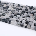 Wholesale 6 8 10 12mm Natural Stone Black Quartz Gemstone Beads Loose Beads for Jewelry Diy Making