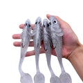 SNEDA Wholesale 195mm/95g Soft Plastic Lead Fish Lure Artificial Soft Lure for Big Game Fishing With 3D Eyes T Tail Fishing Lure