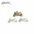 YuenZ Antique Silver Color Motorcycle Pendants Charms DIY Jewelry Findings for Necklace Jewelry Making 21*13mm J133