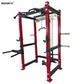 Squat Cage and Pull up and Lat Pulldown and Low Row for Gym Multifunctional Station