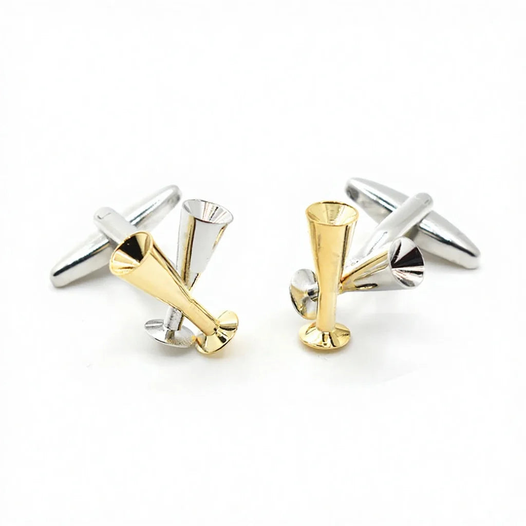 Wholesale Cheers Cup Elegant Novelty Cufflinks Custom Mens Suit Shirt Fashion Accessory Wedding Tuxedo Trendy Jewelry Gift Set