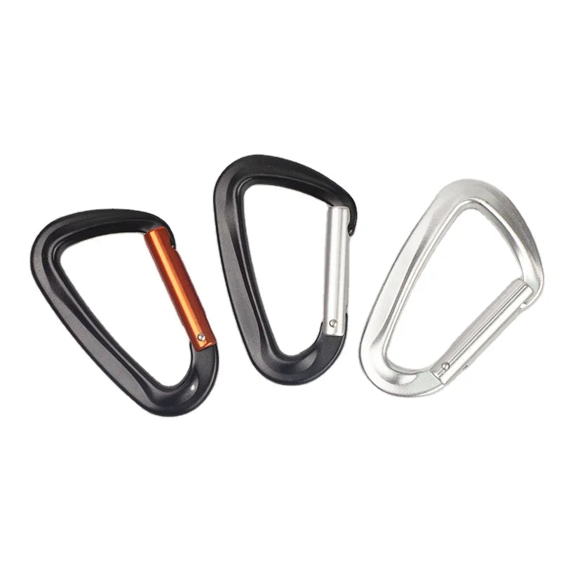 Custom 12KN Aluminum Straight Gate Carabiner Small Snap Carabiner Hook