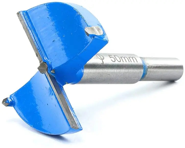 2-Inch 50mm Forstner Bit for Wood and Lumber Rotary Cutting Tool (Blue)