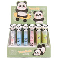 Creative Cute Panda Shape 3-Color Highlighter Pen School Friendly Cartoon Markers in Set Packaging