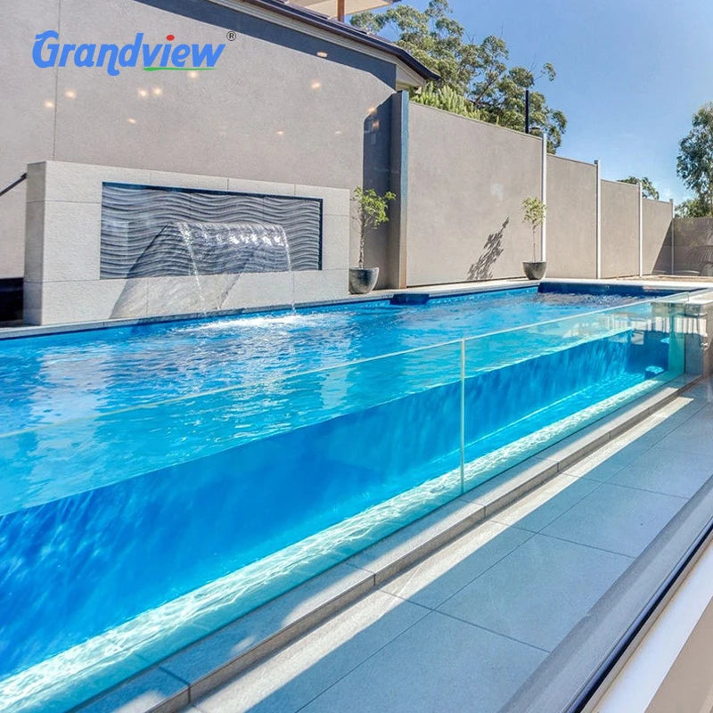 Outdoor Large Scale Infinity Swimming Pool Sheets Wall Plexiglass Panel