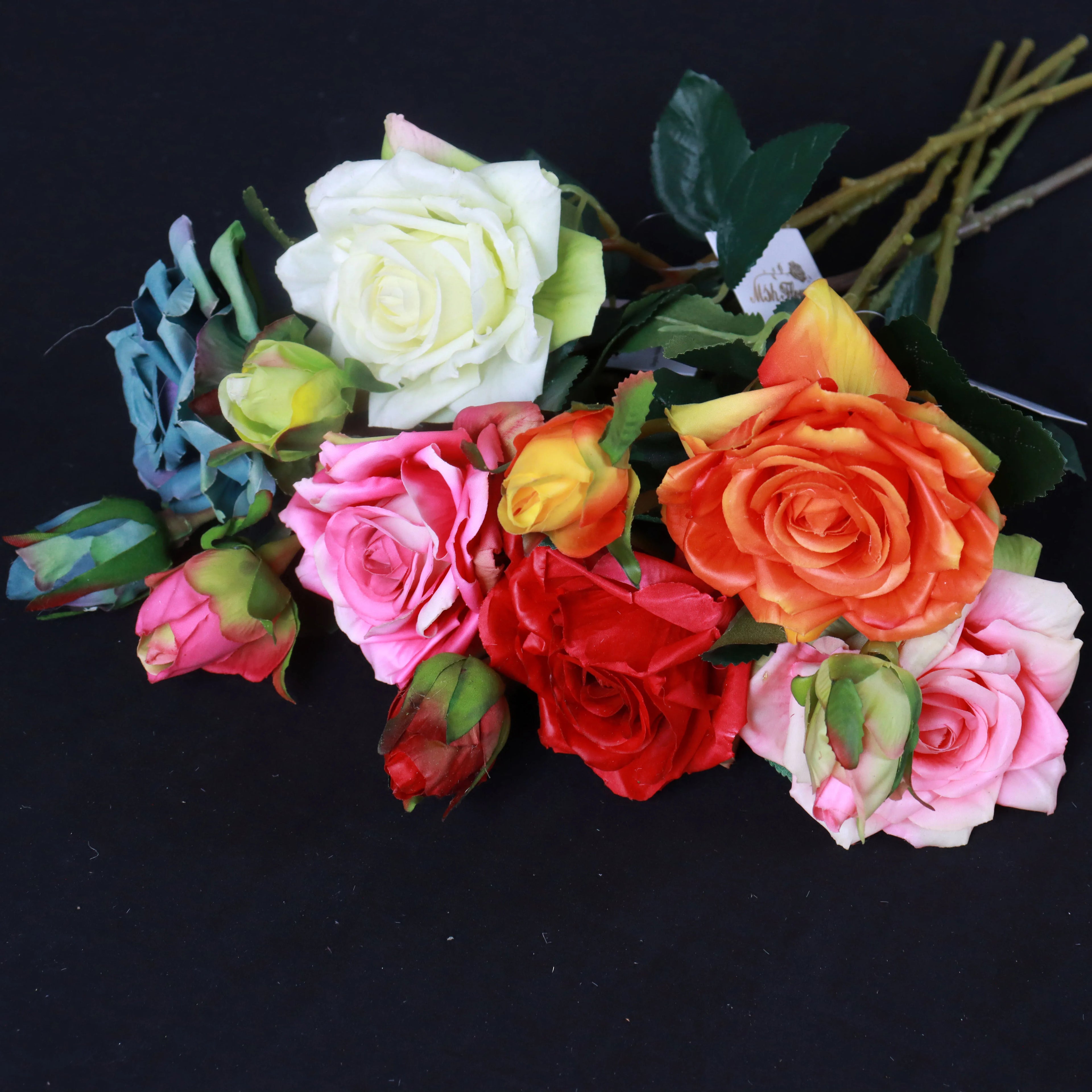 N021 2021 Hot Selling Artificial Roses Wedding Decoration Artificial Flowers Faux Rose Decor Flowers