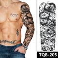 Adesivi Per Tatuaggi Temporanei Di Grandi Colorful Large Size Full Arm Body Art Waterproof Temporary Tattoo Sticker