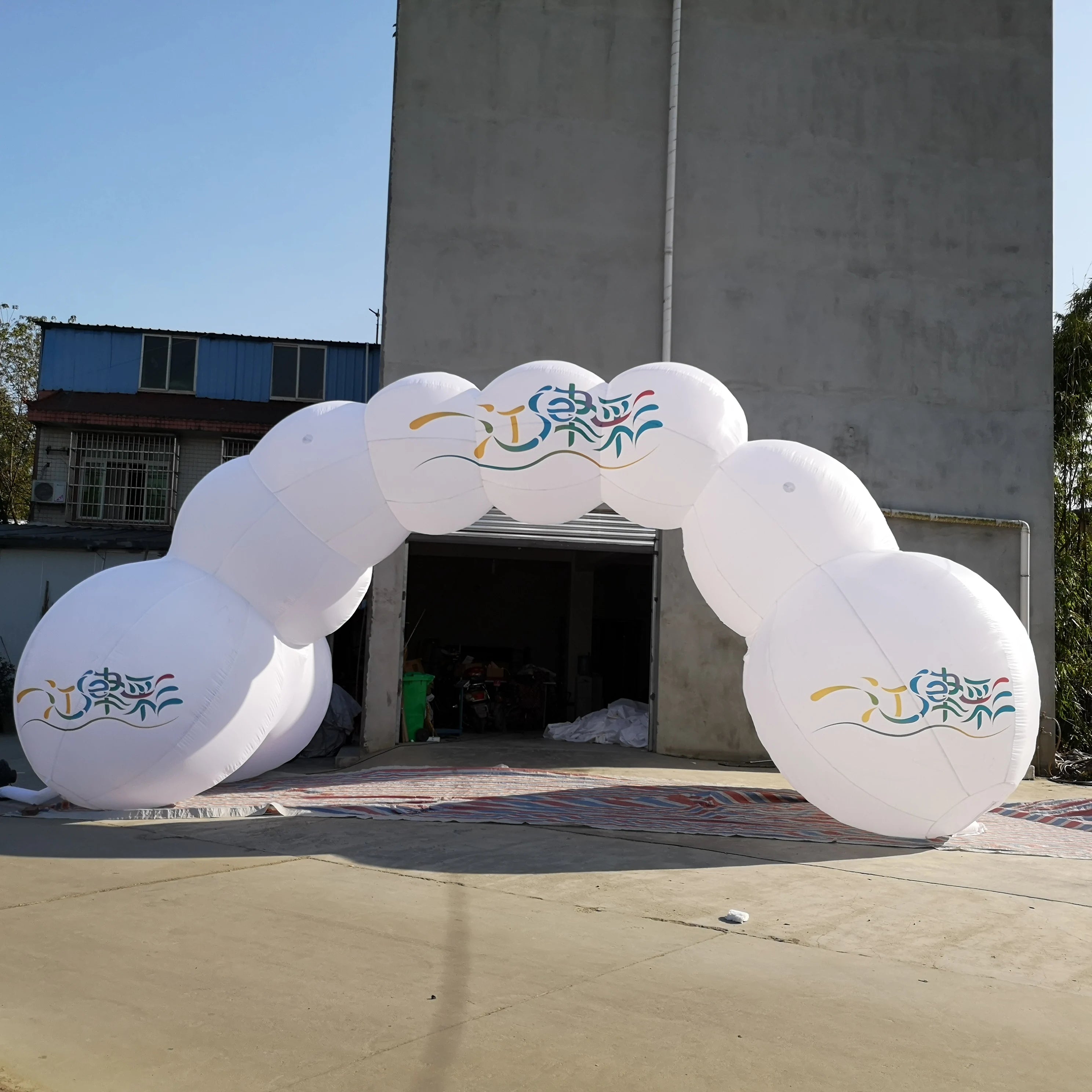 Customized Competition  Inflatable Finish Line Arch Inflatable Race End Arch