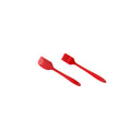Food Grade Non-Stick Silicone Spatula Set of 2 Eco-Friendly Customizable Butter Cooking Scraper for Cookie Pastry Cake Baking