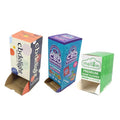 Cardboard Promotional Candy Dispenser Display Shelf Foldable Portable Modern Lightweight Eco-Friendly Recycled Materials Easy