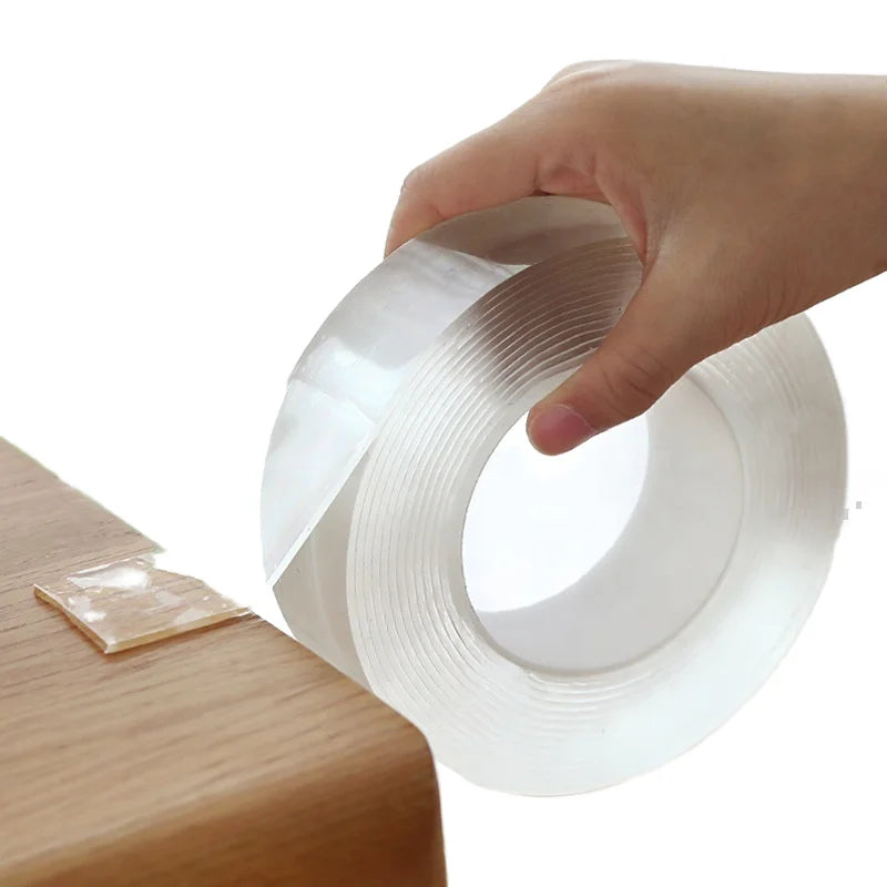 YongYu Custom Factory Wholesale Price Waterproof Cello Roll Clear Transparent Adhesive Film Double-sided Double Sided Nano Tape