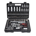 WZAUTO Professional 108pcs Chrome Vanadium 1/2 High Torque Car Repair Impact Driver Socket Adapter Set