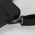 Modern 14\" Laptop Briefcase Genuine Leather with Zipper Closure Durable Simple Style PC Model 9658 Black Color